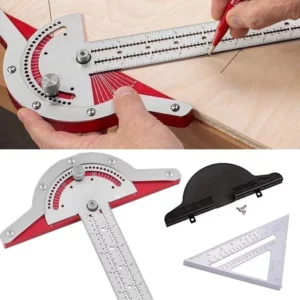 Thước Đo Góc Vạn Năng Kim Loại 10/15/20 inch Chất Lượng Cao, Chống Mài Mòn, Sai Số Chưa Tới 1mm, Khắc Laser Chính Xác