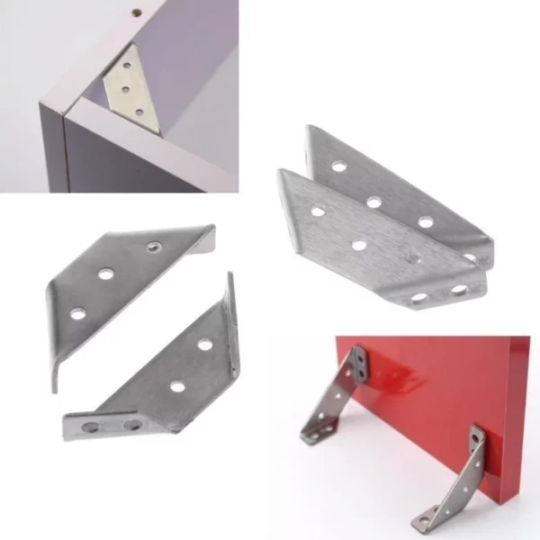 Ke Góc Vuông Inox 90 Độ Chất Lượng - Bát Ke Vuông Góc Sửa Chữa Nội Thất Không Rỉ Sét - Ảnh 6