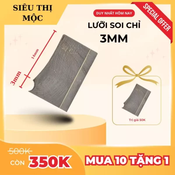 Lưỡi Soi Chỉ Tơ Thép Gió - Độ Bền Cao, Đa Kích Thước, Chuyên Dụng Cho Máy Soi Cầm Tay - Ảnh 3